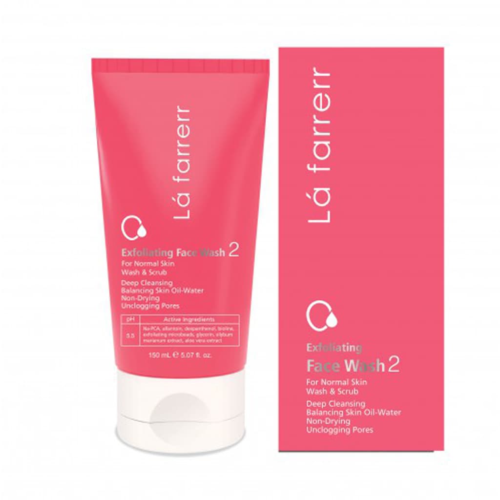 ژل شستشوی صورت مخصوص پوستهای معمولی لافارر حاوی اسکراب(۰۲)_67bc469b1ec1c.jpeg