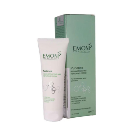 کرم مرطوب کننده و بازسازی کننده پوست چرب و مختلط امونی Emoni_67bc7886ede41.jpeg